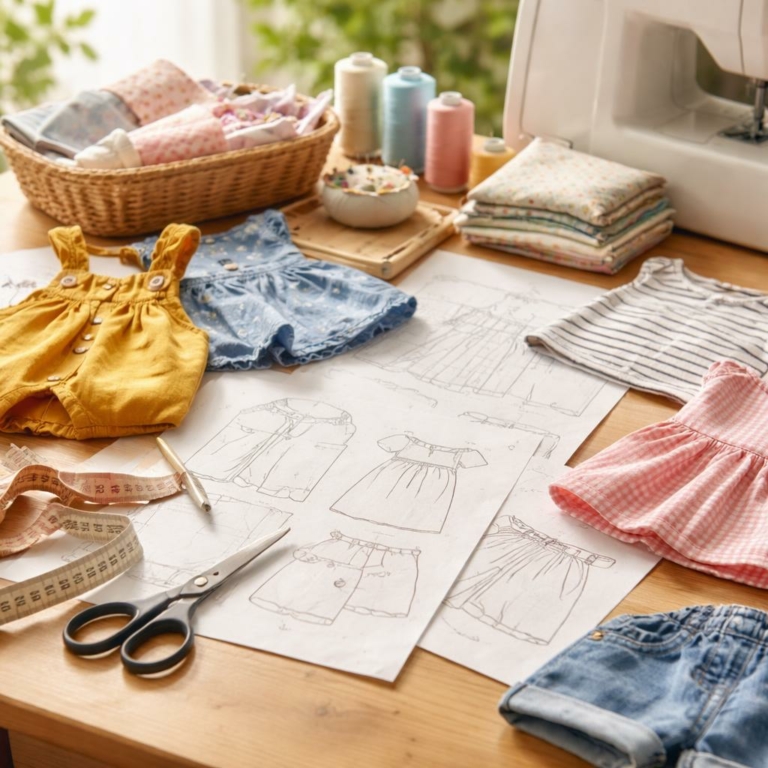 36 patrons couture gratuits à imprimer pour bébés, tout‑petits et enfants